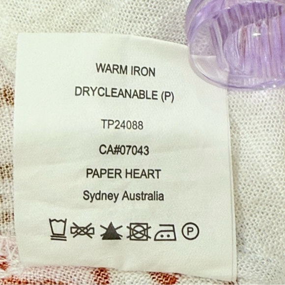 Paper Heart Les Citrons Maxi Dress Linen Coastal Chic Amalfi Euro Summer Large - Picture 9 of 10